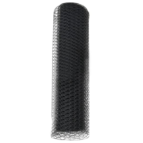 Hexagonstängsel Grå 0,5 x 10 m PVC