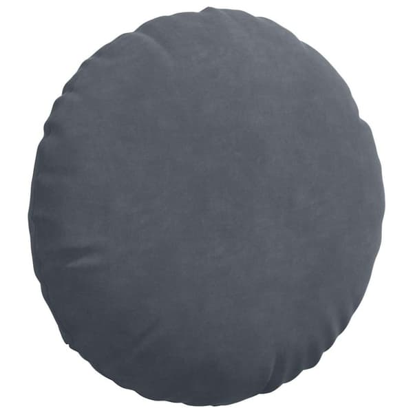 Sittkuddar 2 pcs Mörkgrå Ø 40 x 13 cm Sammet