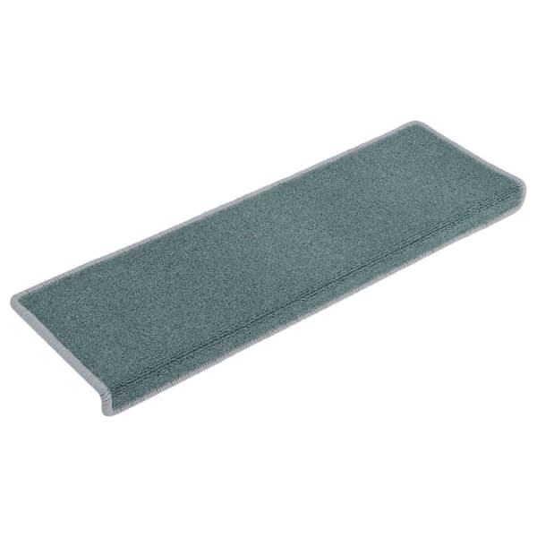 Trappmattor 15 st 65x21x4 cm havsblå rektangulär kant