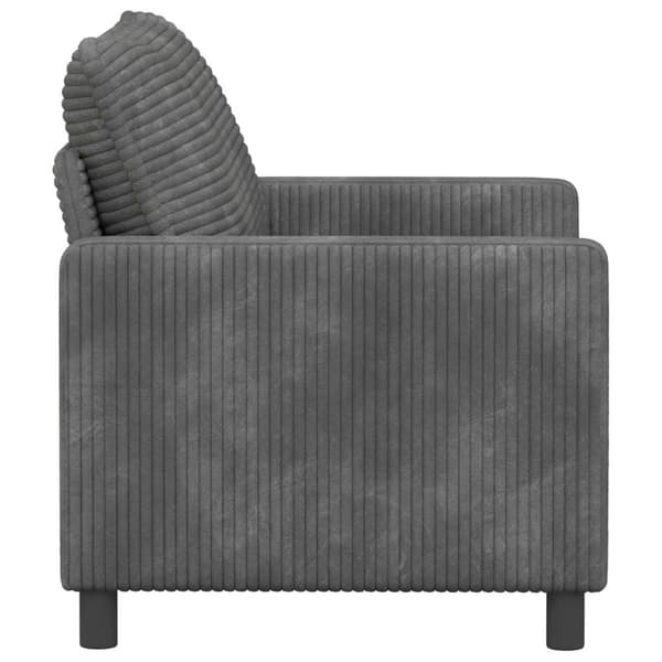 Soffa Ljusgrå 126 x 81 x 87,5 cm Polyester