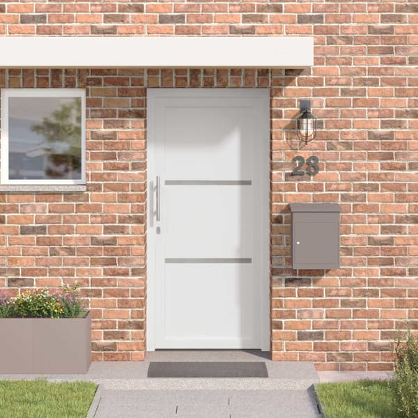 Framdörr Vit 98 x 200 cm PVC