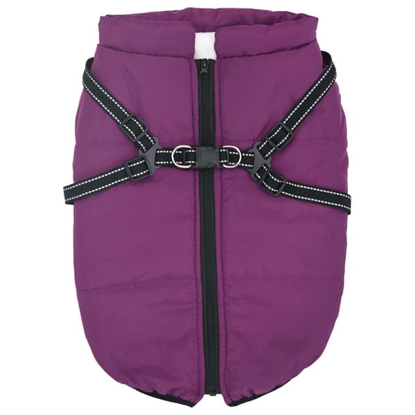 Hund Kappa Lila L68 Fleece och Polyester