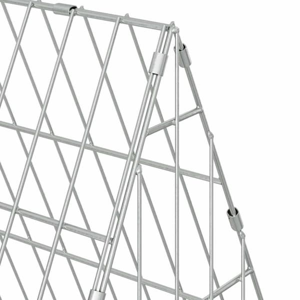 Hönshus Silver 215 x 55 x 55 cm Galvaniserat Stål