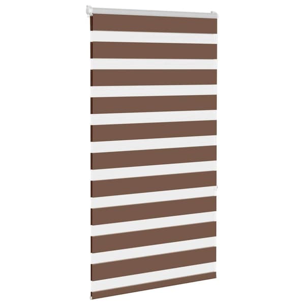 Rullgardin zebra brun 70x150 cm tyg bredd 65,9 cm polyester