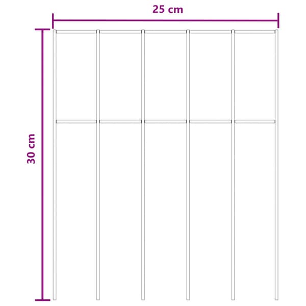 Trädgårdsstängselpanel 12 pcs Galvaniserat stål Silver