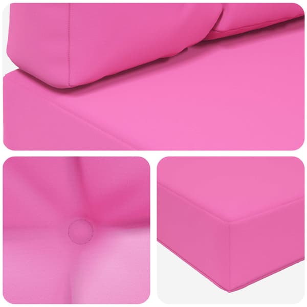 Utomhus Soffa Kudde 2 pcs Rosa Polyester