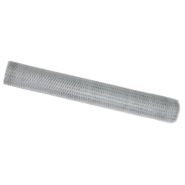 Hexagonstängsel Silver 1 x 50 m Galvaniserat stål