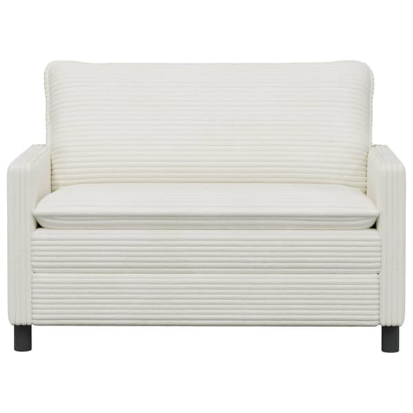 Soffa Gräddvit 126 x 81 x 87,5 cm Polyester