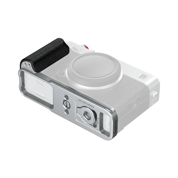 SmallRig 5447 L-Shaped Mount Plate with Silicone Handle for FUJIFILM X-E5 Silver