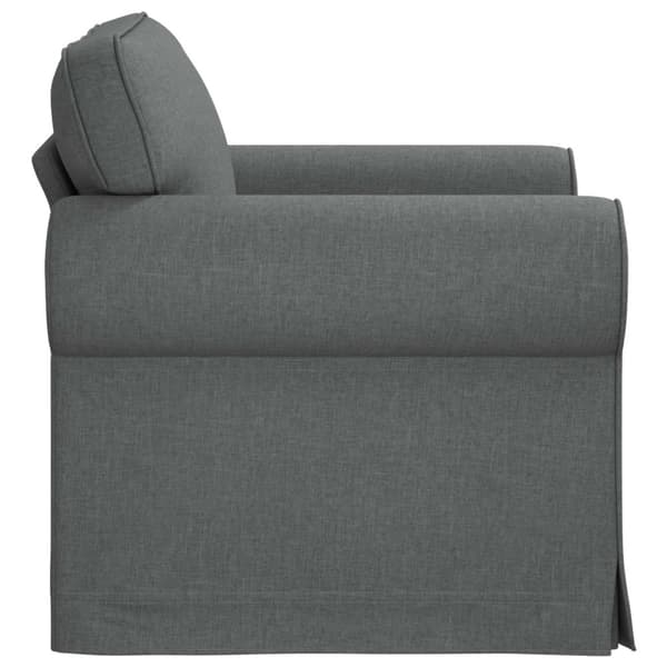 Soffa Mörkgrå 95 x 82 x 80 cm tyg
