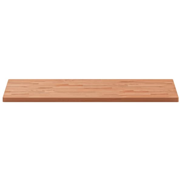 Bordsskiva 100x50x2,5 cm rektangulär massivt bokträ