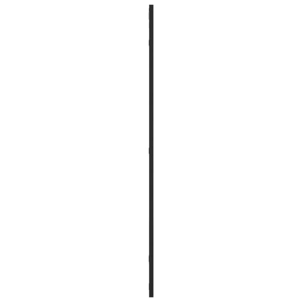 Väggspegel svart 50x100 cm rektangulär järn