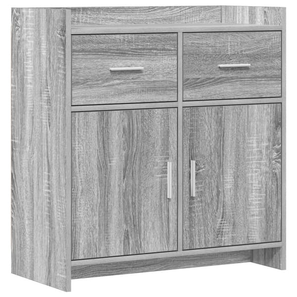 Sideboard Grå Sonoma 75 x 36 x 80 cm Konstruerat trä