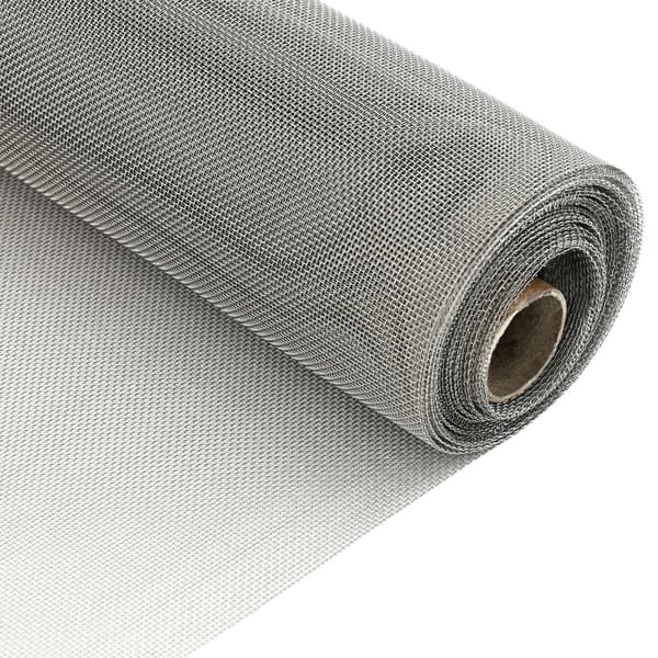 Nätduk 100 x 2000 cm 20 Mesh Rostfritt stål 201 Silver