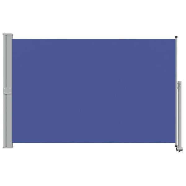 Infällbar sidomarkis 160x300 cm blå