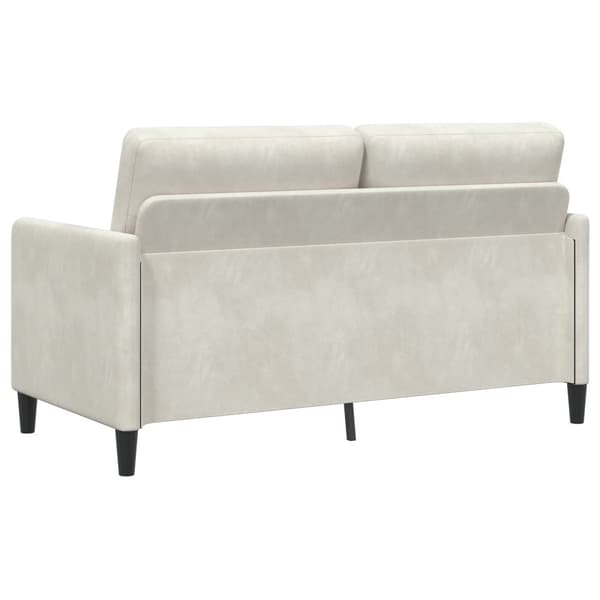 Soffa med förvaring Gräddvit 152 x 78 x 87 cm Polyester