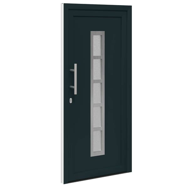 Framdörr Antracit 98 x 200 cm PVC