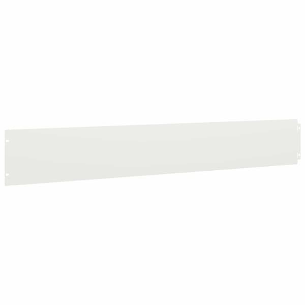 Kant för gräsmatta 30 st 15 x 103 cm Stål Vit