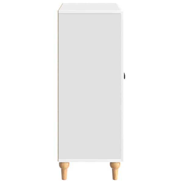 Sideboard Vit högglans 66 x 34,5 x 90 cm Konstruerat trä