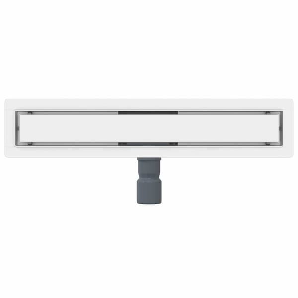 2 i 1 Duschavlopp Silver 60 cm Rostfritt Stål 304