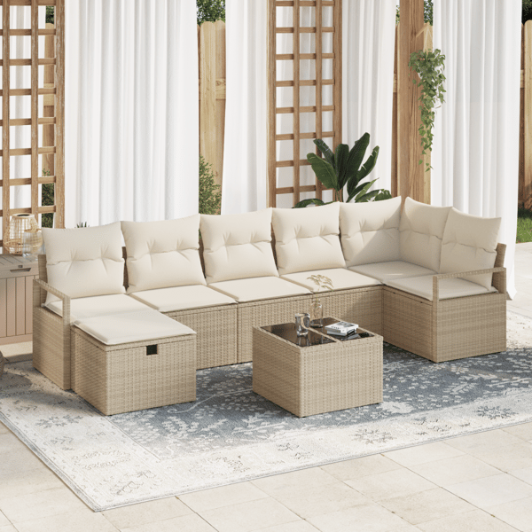 Soffset med kudde 4 pcs konstrotting