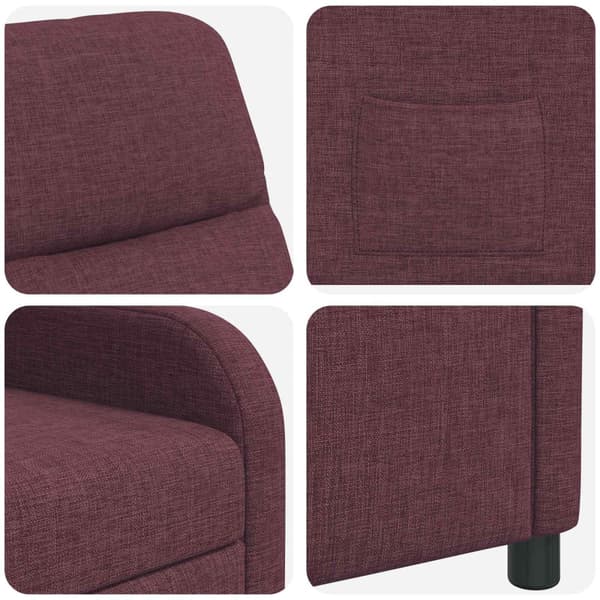 Recliner Lila Tyg
