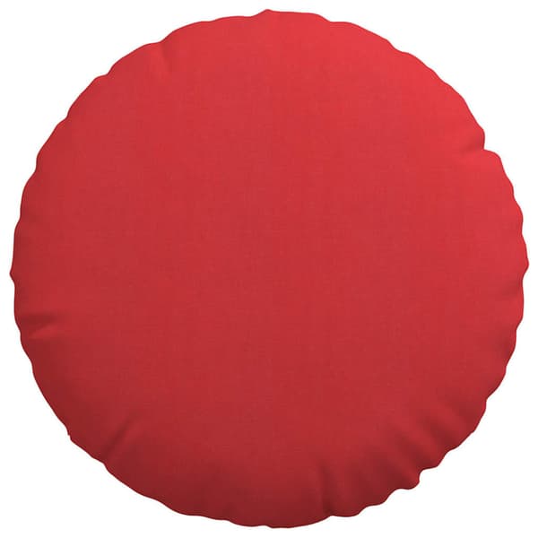 Sittkuddar 2 pcs Röd Ø80 x 29 cm tyg