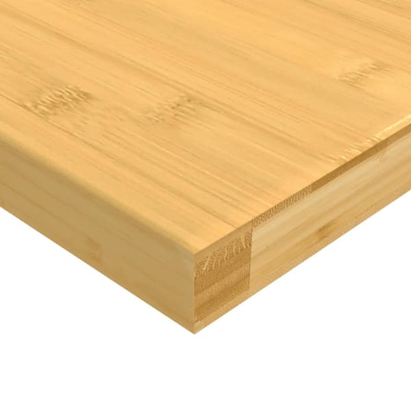 Vägghylla 60x20x2,5 cm bambu