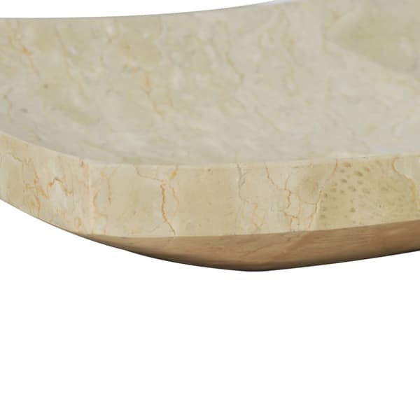 Handfat 50x35x12 cm marmor gräddvit