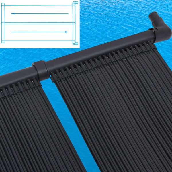 Solfångare för pool 6 st 80x310 cm