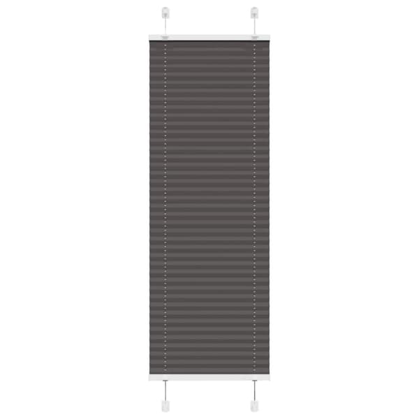 Plisserad persienn svart 40x100cm tyg bredd 39,4cm polyester