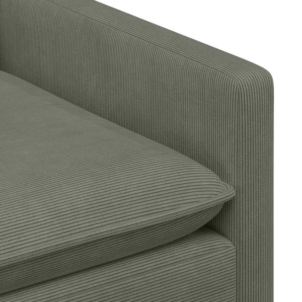 Soffa Ljusgrå 76 x 81 x 87,5 cm Tyg
