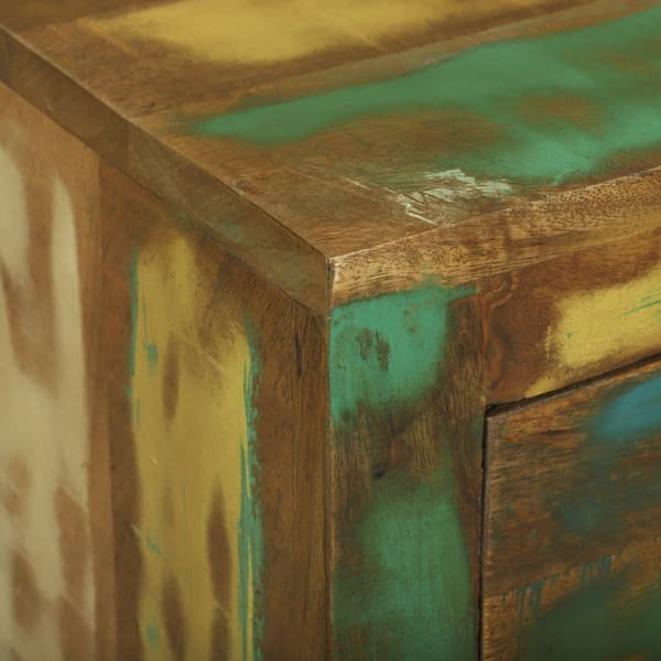 Sideboard med låda Brun 80 x 30 x 65 cm Solid återvunnen trä