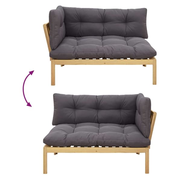 2 Stycke Akaciaträ Ljusbrun
