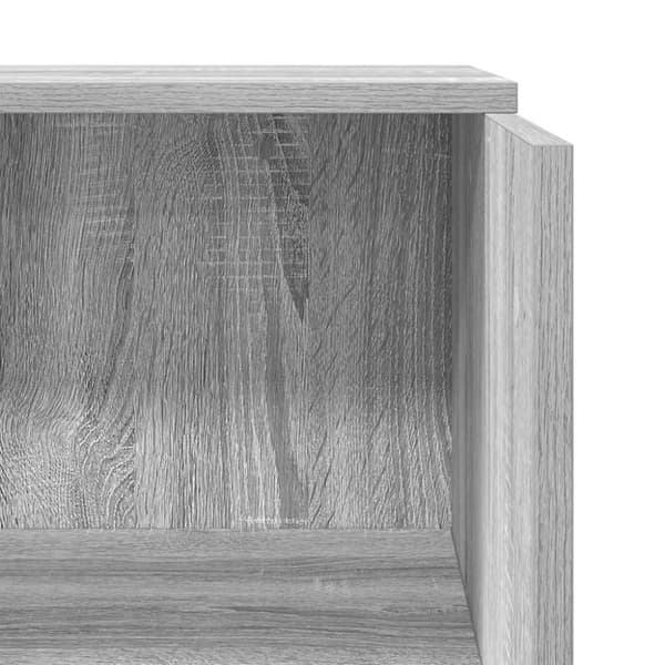 Receptionsdisk grå sonoma 55x50x103,5 cm konstruerat trä