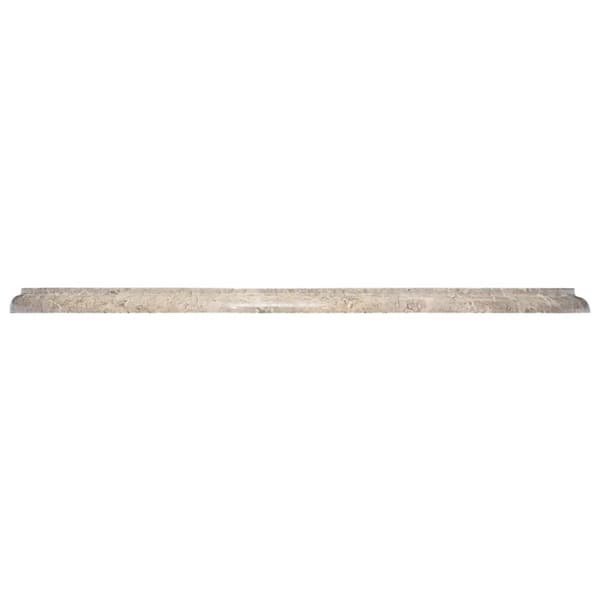 Bordsskiva grå Ø60x2,5 cm marmor