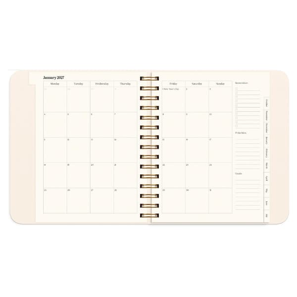 Life Planner Delicate Flowers 2027