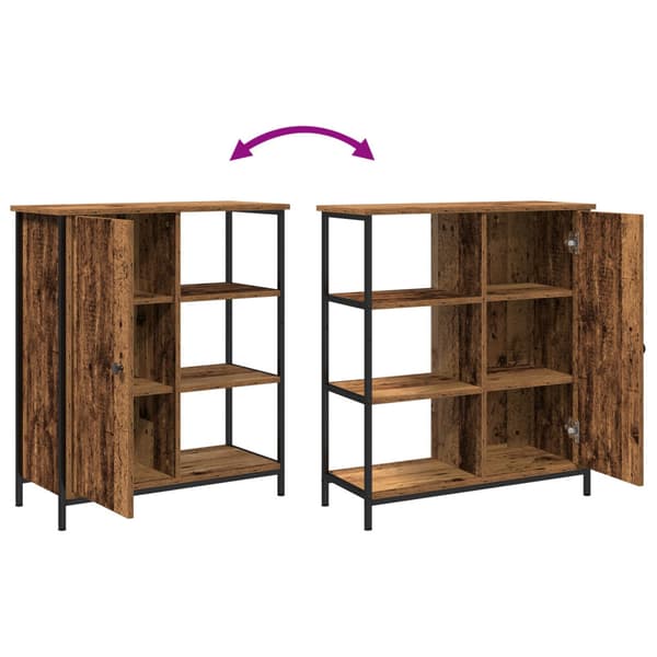 Sideboard Gammalt trä 70 x 30 x 80 cm