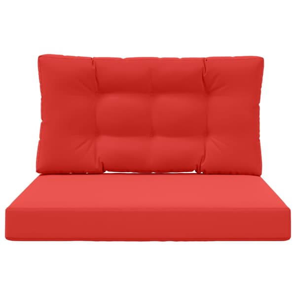 Utomhus Soffa Kudde 2 pcs Röd Polyester