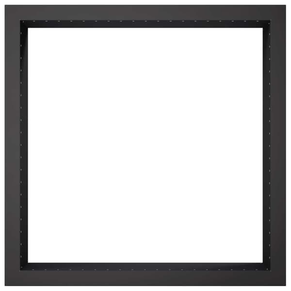 Eldstad ring Svart 80 x 80 x 25 cm Stål