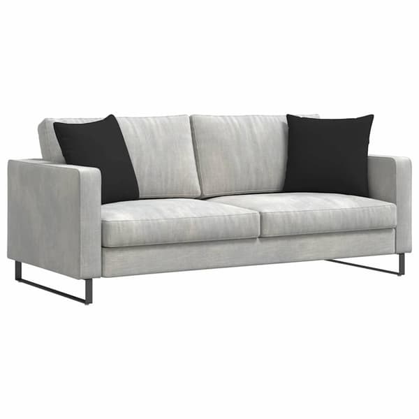 Sofakuddar 2 pcs Svart 45 x 45 cm tyg