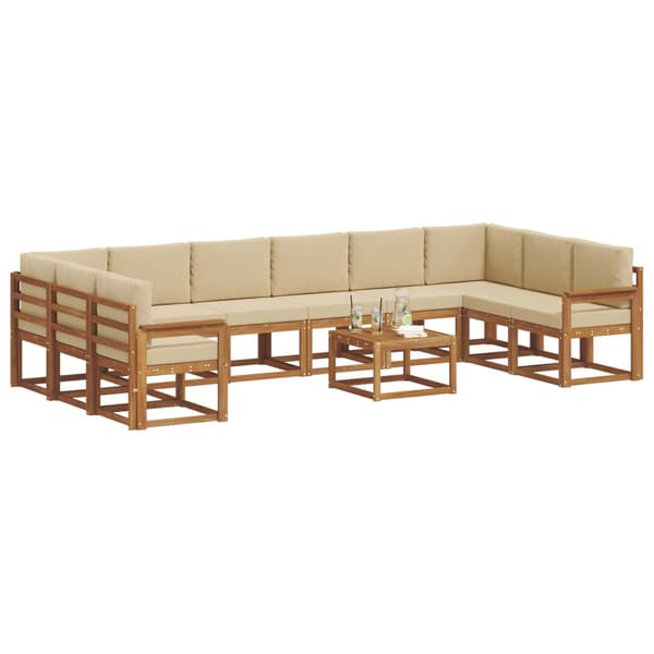 Utomhussoffset 11 st Naturlig och Beige