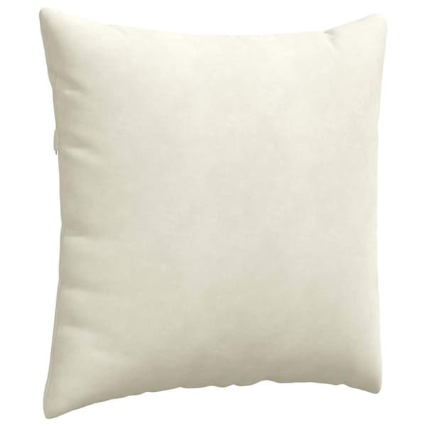 Sofakuddar 2 pcs Kräm 80 x 80 cm Kordread tyg