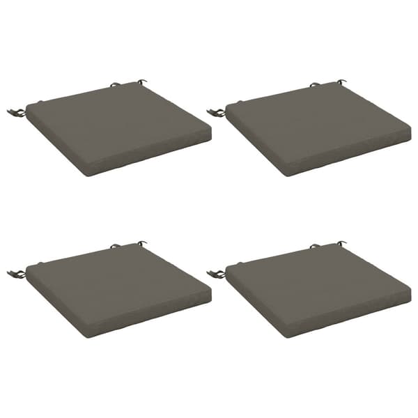 4-delade Sittdynor SOEST 4 st 100% Polyester Grå 40 x 40 x 5 cm