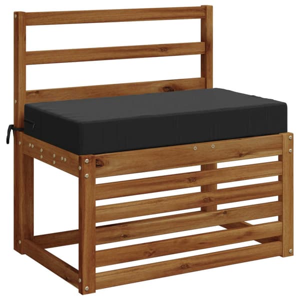 Sittkudde SOEST 100% Polyester Antracit 70 x 40 x 10 cm