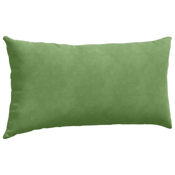 Sofakuddar 2 pcs Ljusgrön 80 x 40 cm Kordread tyg