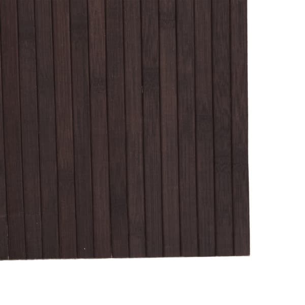 Rumsavdelare mörkbrun bredd 600 cm höjd 165 cm bambu