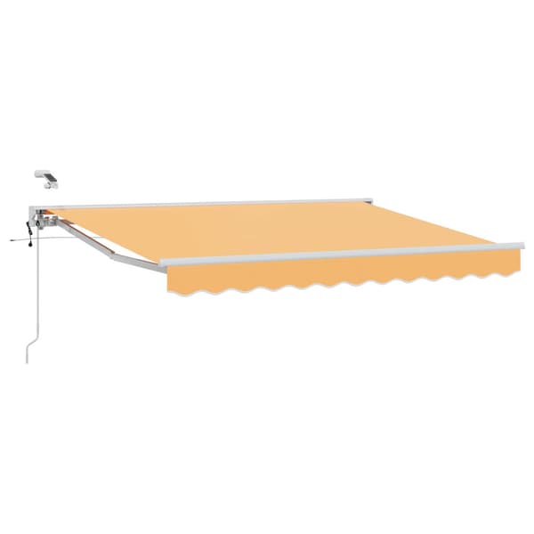Elektrisk Retraktabel Markis Sand 4,5 × 3 m