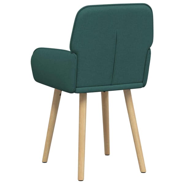 Matstolar 2 pcs Tyg Mörkgrön 56,5 x 50 x 87,5 cm