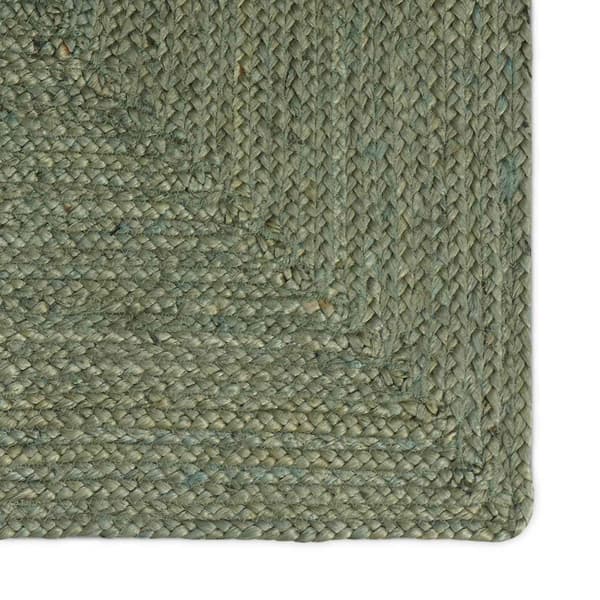 Områdesmattor Rektangulär Olivgrön 80 x 150 cm Jute
